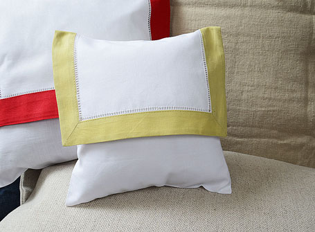 Hemstitch Baby Size Eenvelope 8x8" with Chandonnay border.