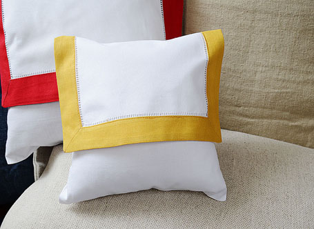 Hemstitch Baby Size Eenvelope 8x8" with Honey Gold border.