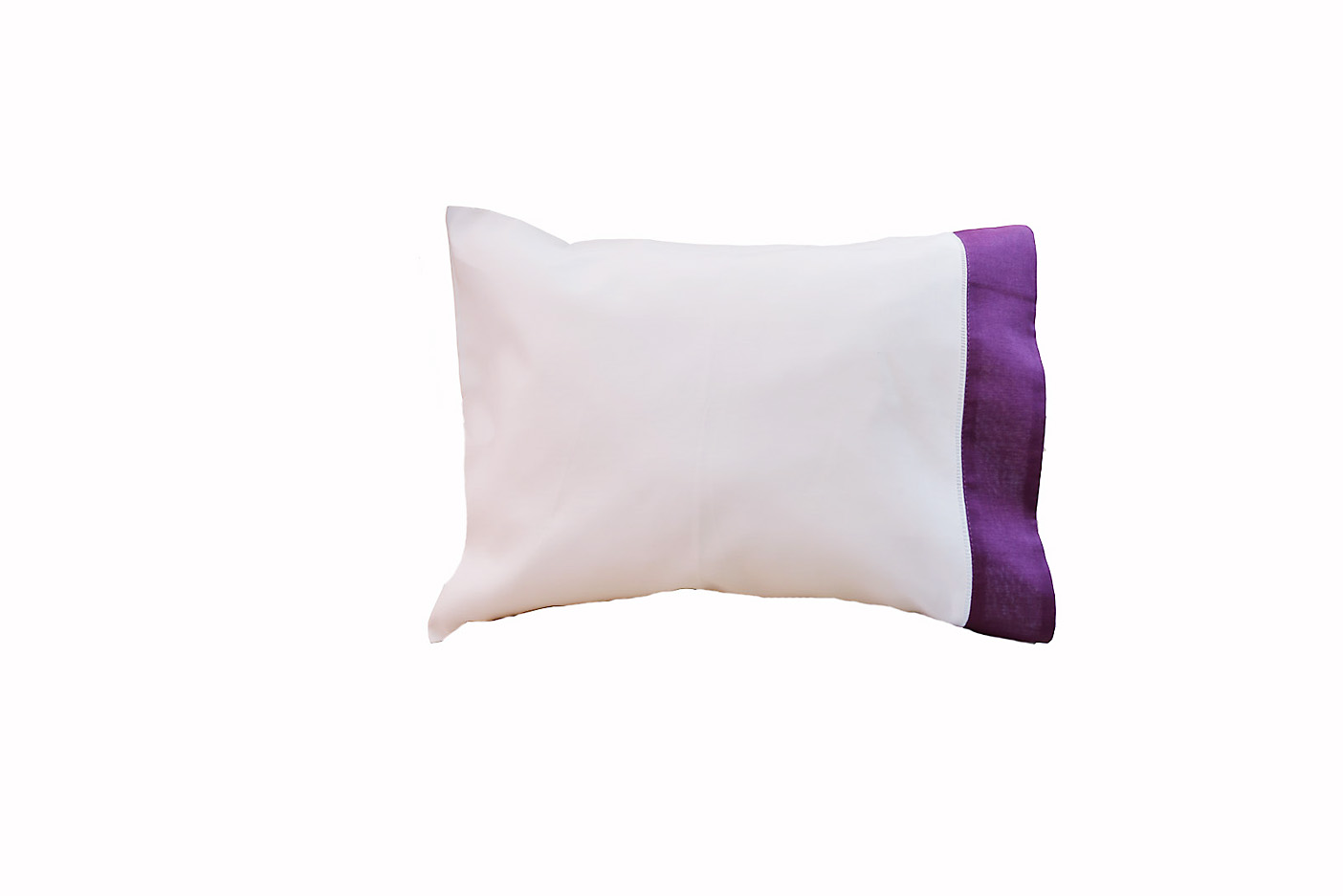 Hemstitch Baby Size Pillowcases for 12x16". Apple Butter border.