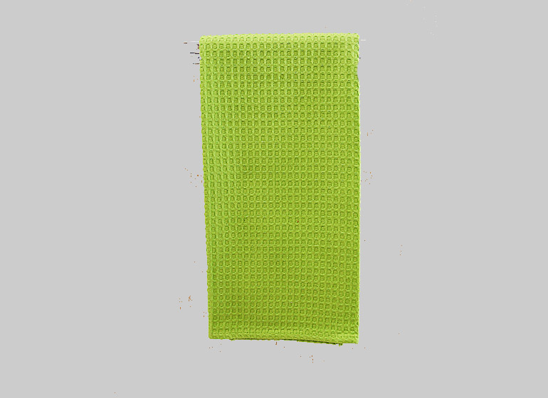 Hot Green Waffle Weaves kitchen towel