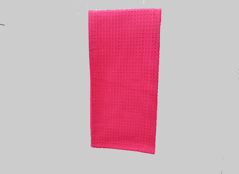 Hot Pink Waffle Weaves Kitchen Towels