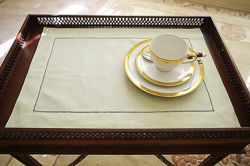 Hemstitch Placemats 14x20", Gleam color.