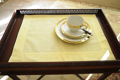 Hemstitch Placemats 14x20", Yellow Pear Color